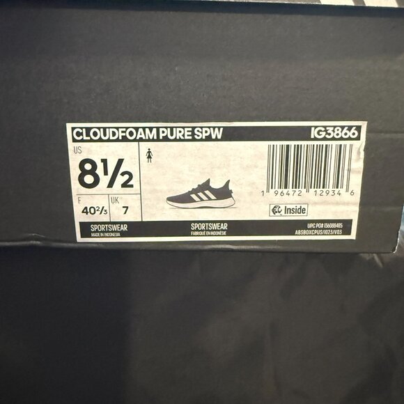 adidas Cloudfoam Pure SPW Size 9.5 - Picture 7 of 9